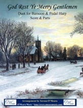 God Rest Ye Merry, Gentlemen, Duet for Bassoon & Pedal Harp P.O.D. cover